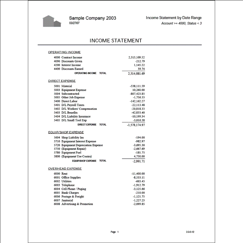 02-03-00-12 Income Statement by Date Range